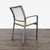 2000 - 2009 Set of 4 Modern Beige Mesh Armchair With Metal Frame For Sale - Image 5 of 10
