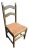 Early 20th Century Monterey Classic Green Decorated Chair For Sale