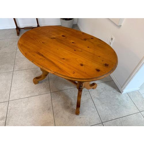 Farmhouse Table in Spruce For Sale - Image 4 of 11