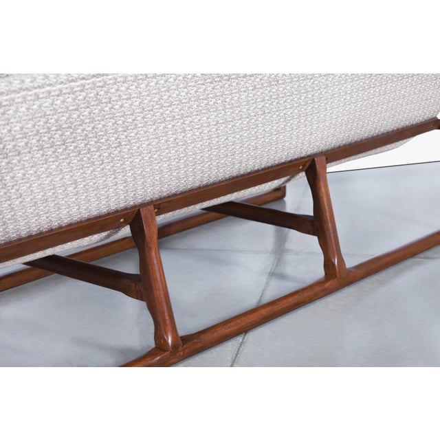 Mid-Century Modern Walnut Sofa Attributed to Milo Baughman For Sale - Image 11 of 12