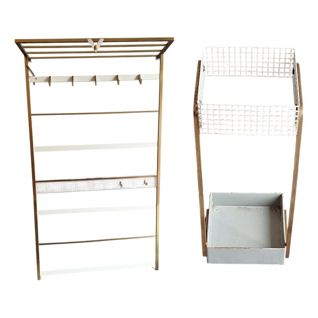 Vintage Wall Coat Racks, 1970s, Set of 2 For Sale