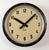 Metal Industrial Black Factory Wall Clock from IBM, 1950s For Sale - Image 7 of 18