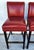 Red Designer Leather Barstools by Joseph Pubillones Interiors For Sale - Image 8 of 18