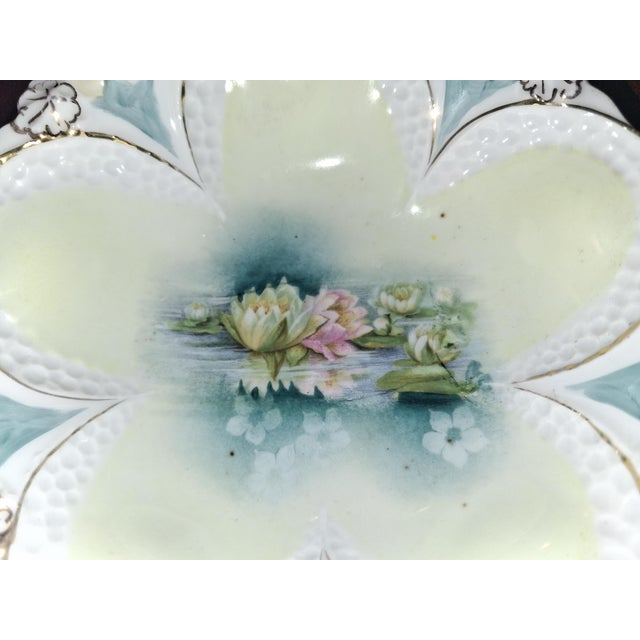 Ceramic Authentic r.s. Prussia Antique Porcelain Plate Made by the Reinhold Schlegelmilch Factory in Germany. For Sale - Image 7 of 7