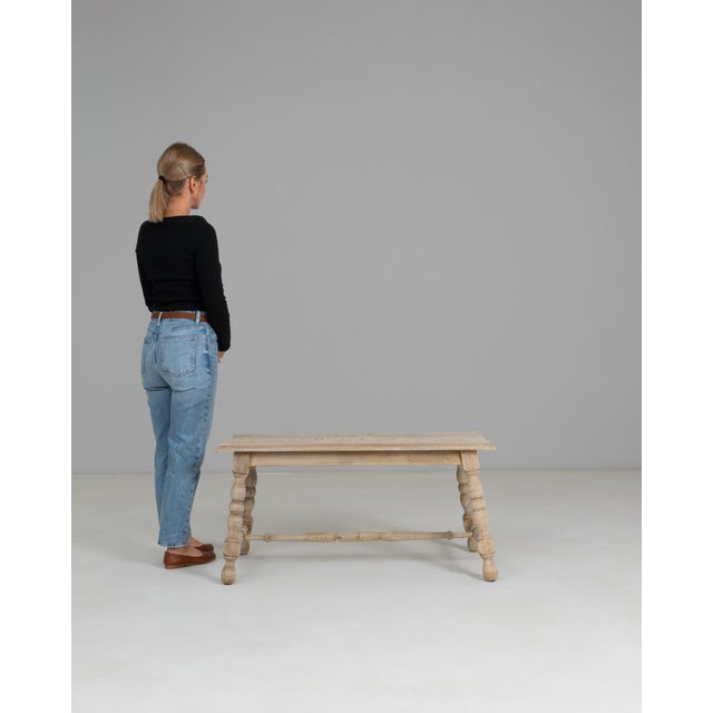20th Century French Provincial Oak Coffee Table For Sale - Image 17 of 18