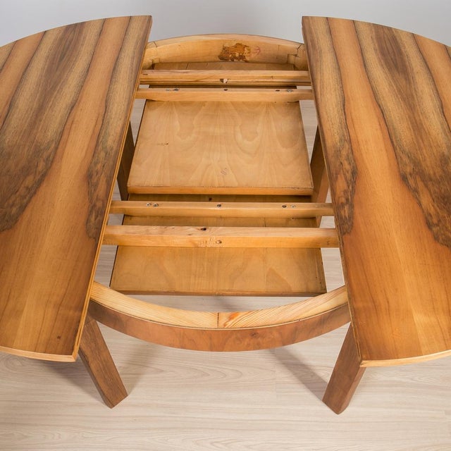 1960s Walnut Dining Set by Antonín Šuman, 1960s, Set of 5 For Sale - Image 5 of 15