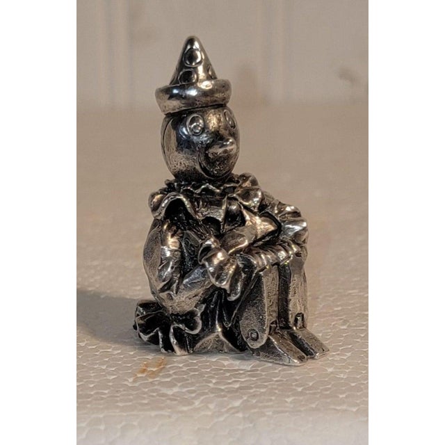 1950s Collection of Three Sterling Silver Figures For Sale - Image 9 of 12