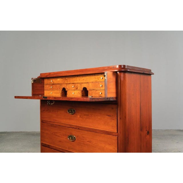 Biedermeier Style Chest of Drawers with Secretary, Early 19th Century For Sale - Image 14 of 18