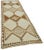 Textile Beige Bohemian Runner Rug For Sale - Image 7 of 7