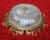 Vintage Brass and Crystal Glass Ceiling Lamp from Unbekannt, 1970s For Sale - Image 6 of 8