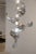 Dune 6 Vertical Cluster Light with Silver Anodized Shades by Daniel Becker For Sale - Image 9 of 12