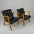 1960s Vintage Swedish Chairs in Beech, 1960s, Set of 2 For Sale - Image 5 of 5