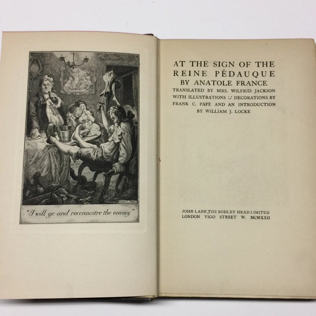 Anatole France with illustrations by Frank C. Pape. London: John Lane The Bodley Head, 1922. Originally published in...