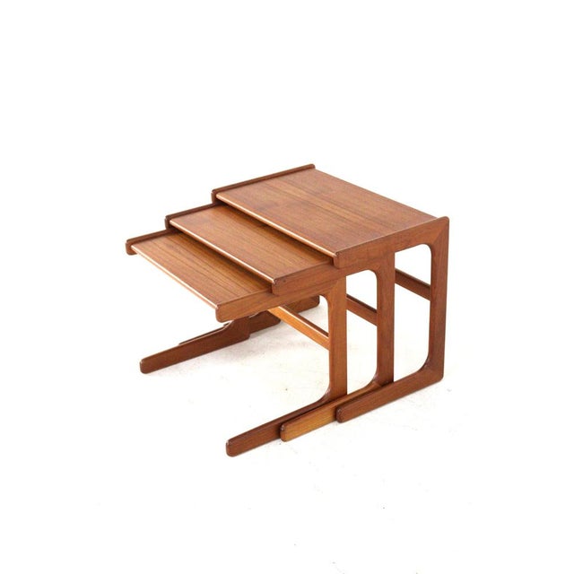 1960s Nesting Tables from Salin Nyborg, Denmark, 1960s, Set of 3 For Sale - Image 5 of 18