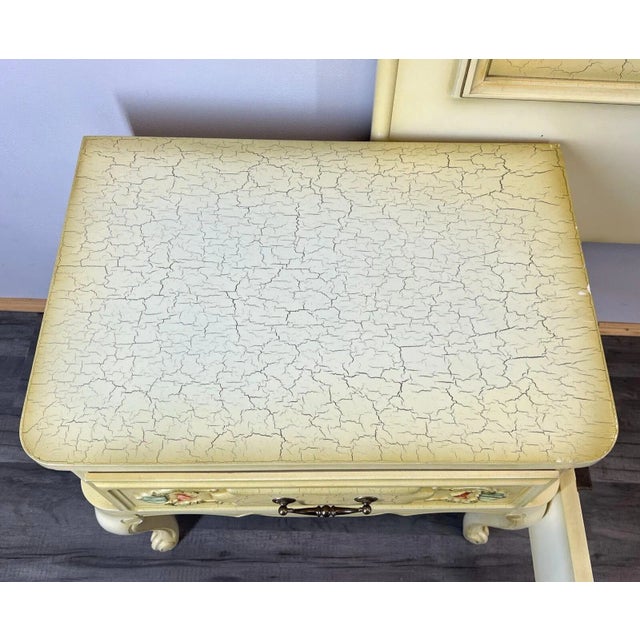 Vintage French Double Bed with Bedside Tables For Sale - Image 16 of 18