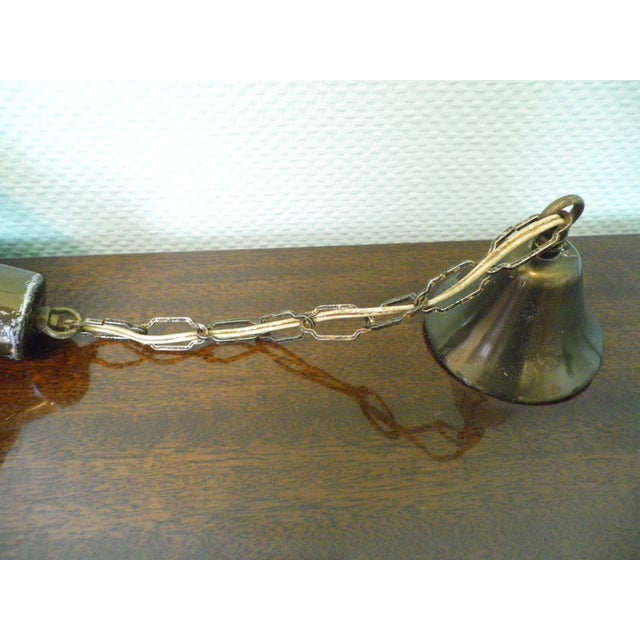 Art Deco Minimalist Opaline Glass Globe Pendant Light, 1950s For Sale - Image 12 of 17