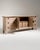 1970s French Oak Brutalist Buffet For Sale In Greensboro - Image 6 of 17