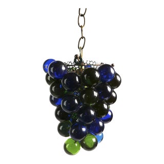 1960s Lucite Grapes Chandelier For Sale