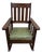 Antique American Arts & Crafts Mission Oak Rocking Chair For Sale