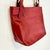 1990s 1996 Vintage Boho Chic Coach Soho Lafayette Red Leather Tote, F6h-4140. For Sale - Image 5 of 13