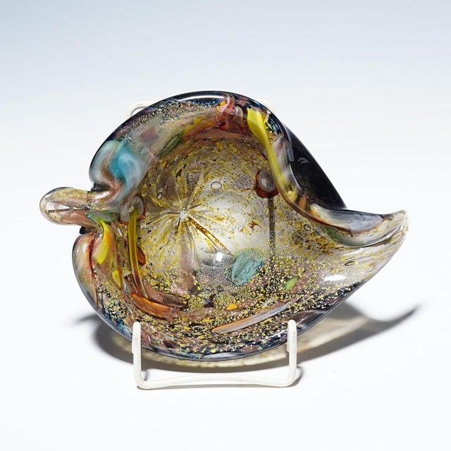 Vintage Murano Tutti Frutti Glass Bowl 1950s For Sale - Image 6 of 8