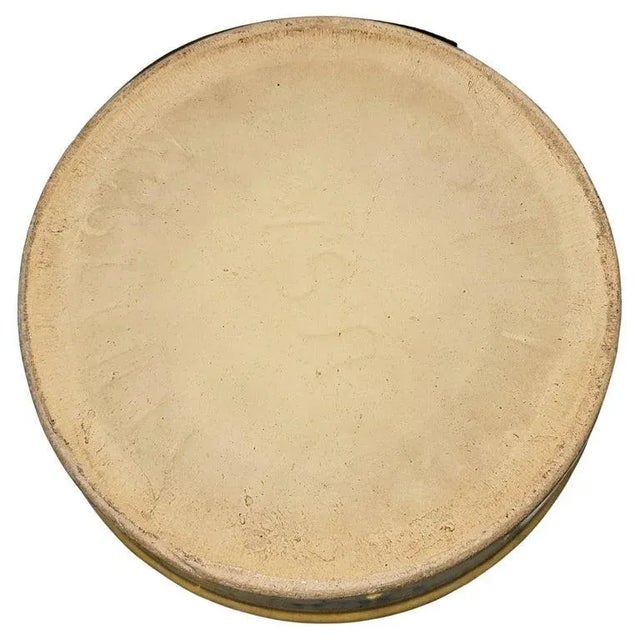 1930s Stoneware Pottery Small Dog Bowl For Sale - Image 5 of 6