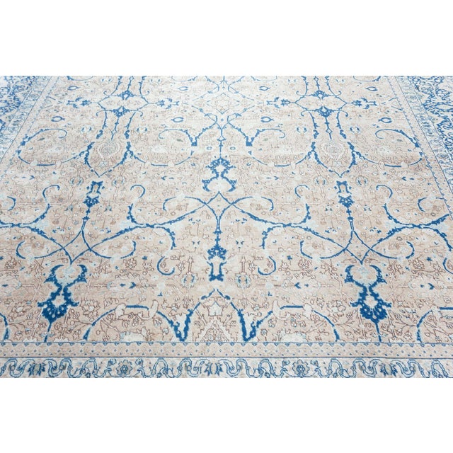 Textile 1920s Persian Tabriz For Sale - Image 7 of 8