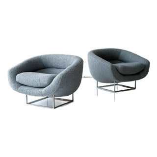 1960s Floating Lounge Chairs by Milo Baughman for Thayer Coggin For Sale