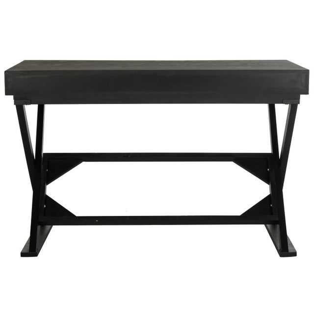 2020s Belinda Desk in Weathered Black For Sale - Image 5 of 8