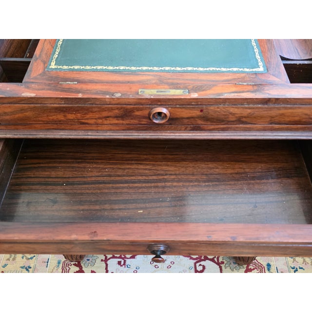 Mid 19th Century Antique Renaissance Walnut Mirrored Dressing Table For Sale - Image 5 of 14