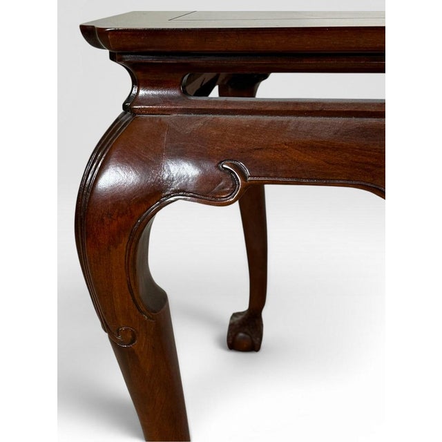 Vintage Drexel Heritage Ming Treasure Burlwood Asian Modern Side Table For Sale - Image 10 of 18