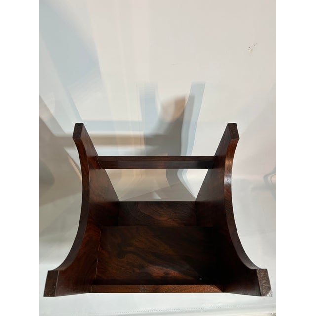 2010s DRW Shaker Style Black Walnut Step Stool - 1 Piece For Sale - Image 12 of 12
