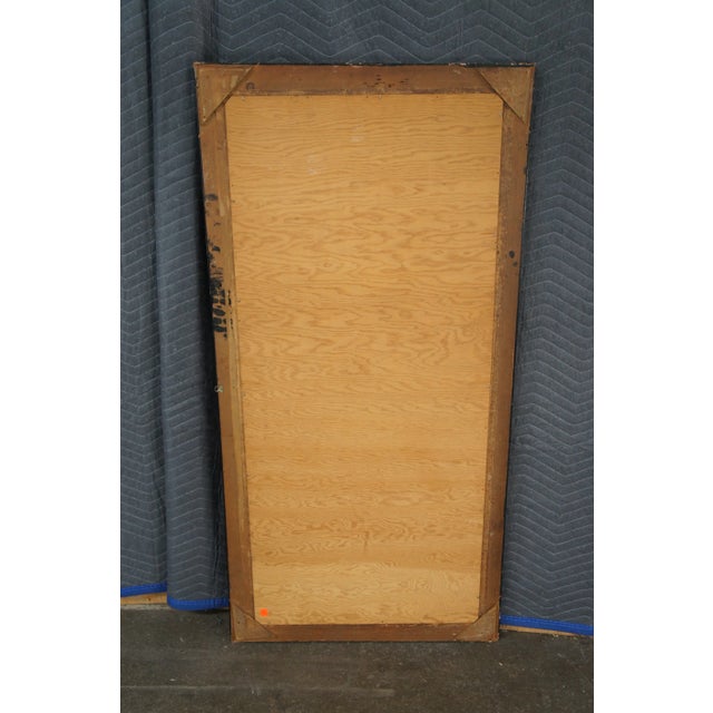 Antique Carl Zimmermann German Elk Hunting Landscape Print Carved Framed 53" For Sale - Image 12 of 12