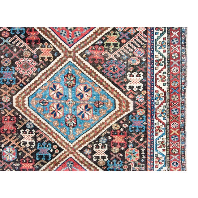 Tribal Early 20th Century Persian Afshar Rug For Sale - Image 3 of 15