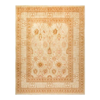 Mogul Collection Hand-Knotted Area Rug - Ivory Collection 8' 3" X 10' 5" For Sale