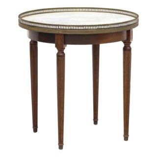 Early 20th Century French Louis XVI Style Bouillotte Side Table For Sale