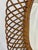 1960s Italian Riviera 1960's Rattan Oval Mirror by Franco Albini For Sale - Image 5 of 9