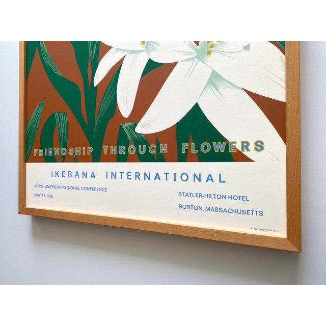 Alex Katz Vintage 1968 Pop Art Silkscreen Print 