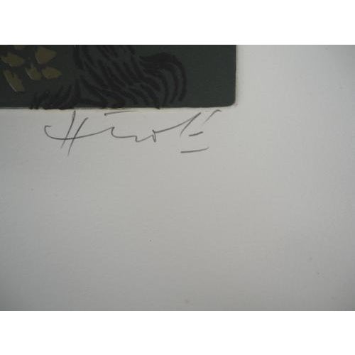 Modern Jacques Heroldd, Nature in the Moonlight, 1975, Etching For Sale - Image 3 of 8