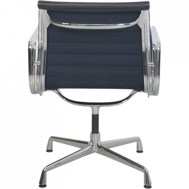 EA108 Chair in Black Leather from Charles Eames, 2007 For Sale - Image 9 of 16