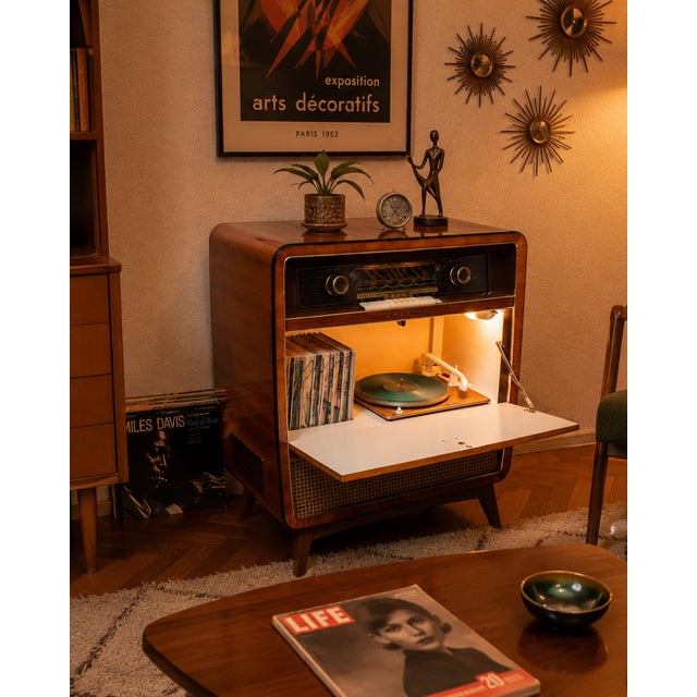 1950s Music Cabinet 7050 by Grundig, 1950s For Sale - Image 5 of 10