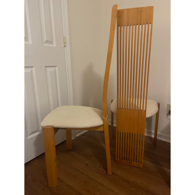 Pietro Costantini Late 20th Century Pietro Costantini Italian Postmodern Dining Chairs 2 For Sale - Image 4 of 5