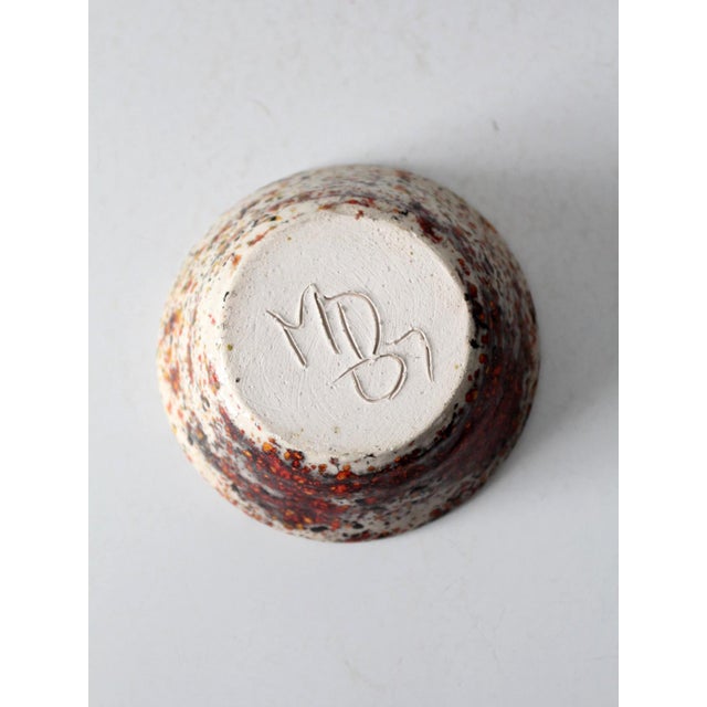 Vintage Studio Pottery Bowl For Sale - Image 4 of 7