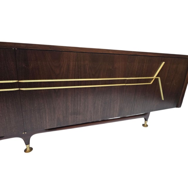 1950s Oversized Credenza For Sale In Los Angeles - Image 6 of 18