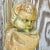 Vintage Boho Patinated Cast Concrete Putti Angel Statue For Sale In West Palm - Image 6 of 7