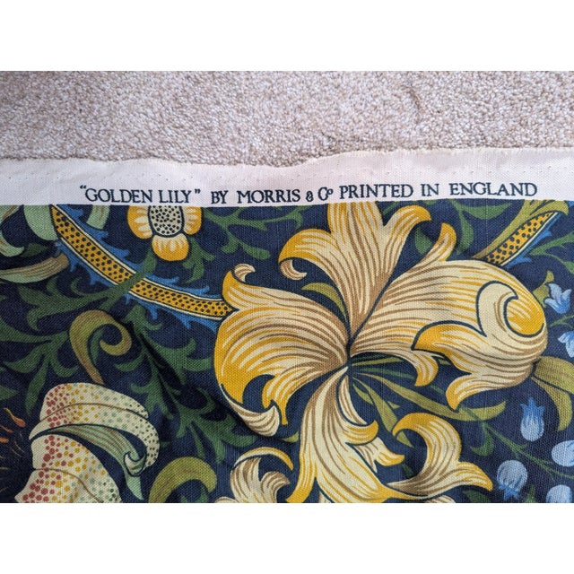 William Morris Arthur Sanderson & Sons Limited 'Golden Lily' by Morris For Sale - Image 4 of 5