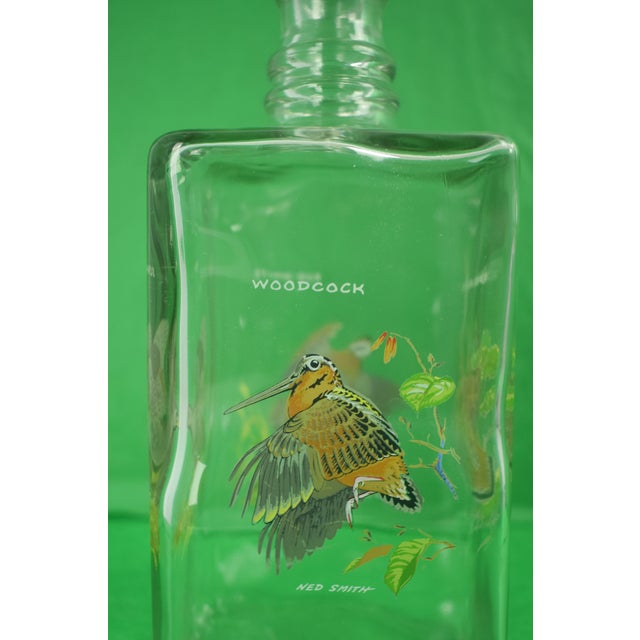 Pair X c.z. Guest Estate 'Gamebird' Decanters Hand-Painted by Ned Smith ...