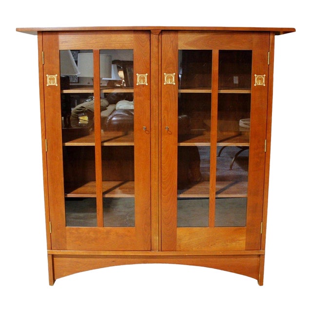 Stickley 'Harvey Ellis' Bookcase W/Inlay For Sale