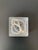 Antique Swedish Clear Frosted Glass Crown Design Catchall Square Dish For Sale - Image 12 of 12