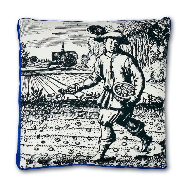 This pillow features Modern Toile by Johnson Hartig/Libertine for Schumacher with a box edge finish. This layered,...